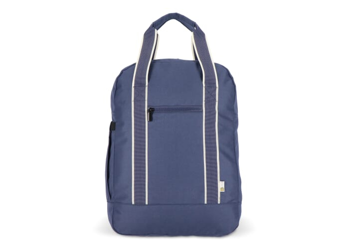 Sac à dos publicitaire en rPET recyclé Koli Bleu foncé